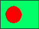 Flagge Bangladesch