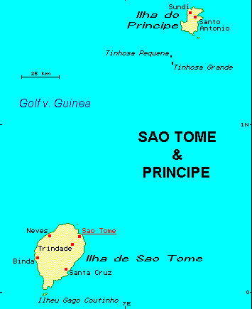 ein Klick bringt die Karte von Sao Tome und Principe
